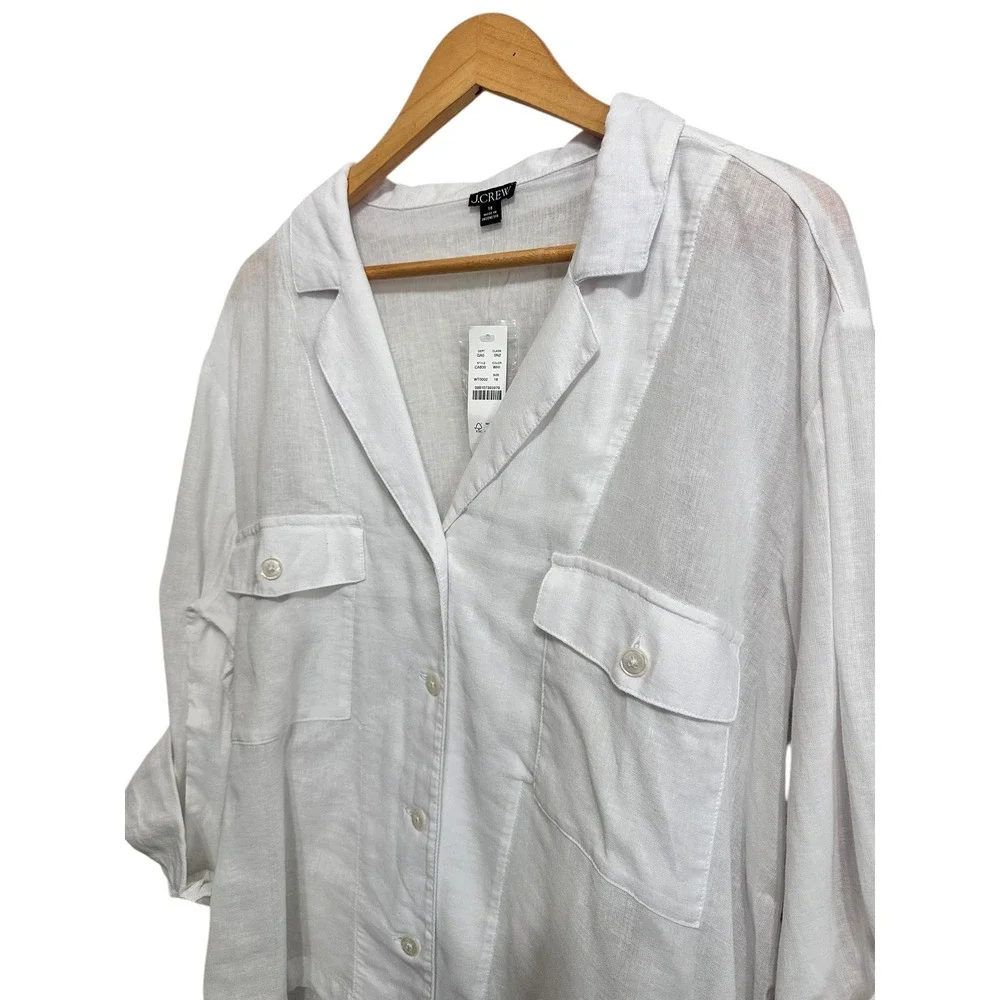 J. Crew white long