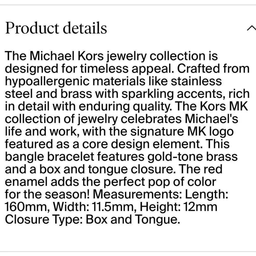 Michael Kors new generic