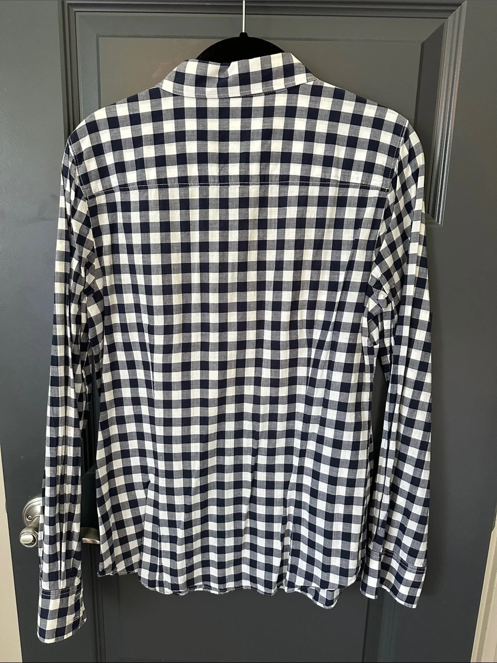 J. Crew crisp gingham