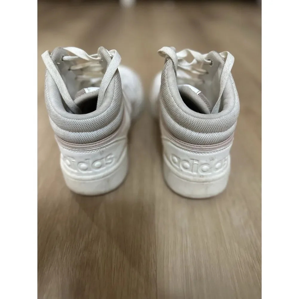 ADIDAS HOOPS 3.0 MID Ladies Size 9‎ Lavender And White Altheisure