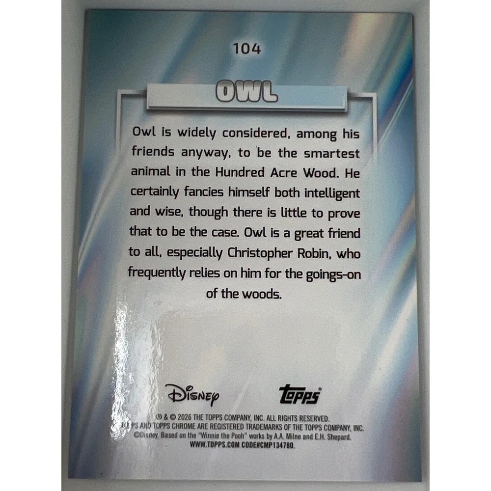 Topps chrome disney
