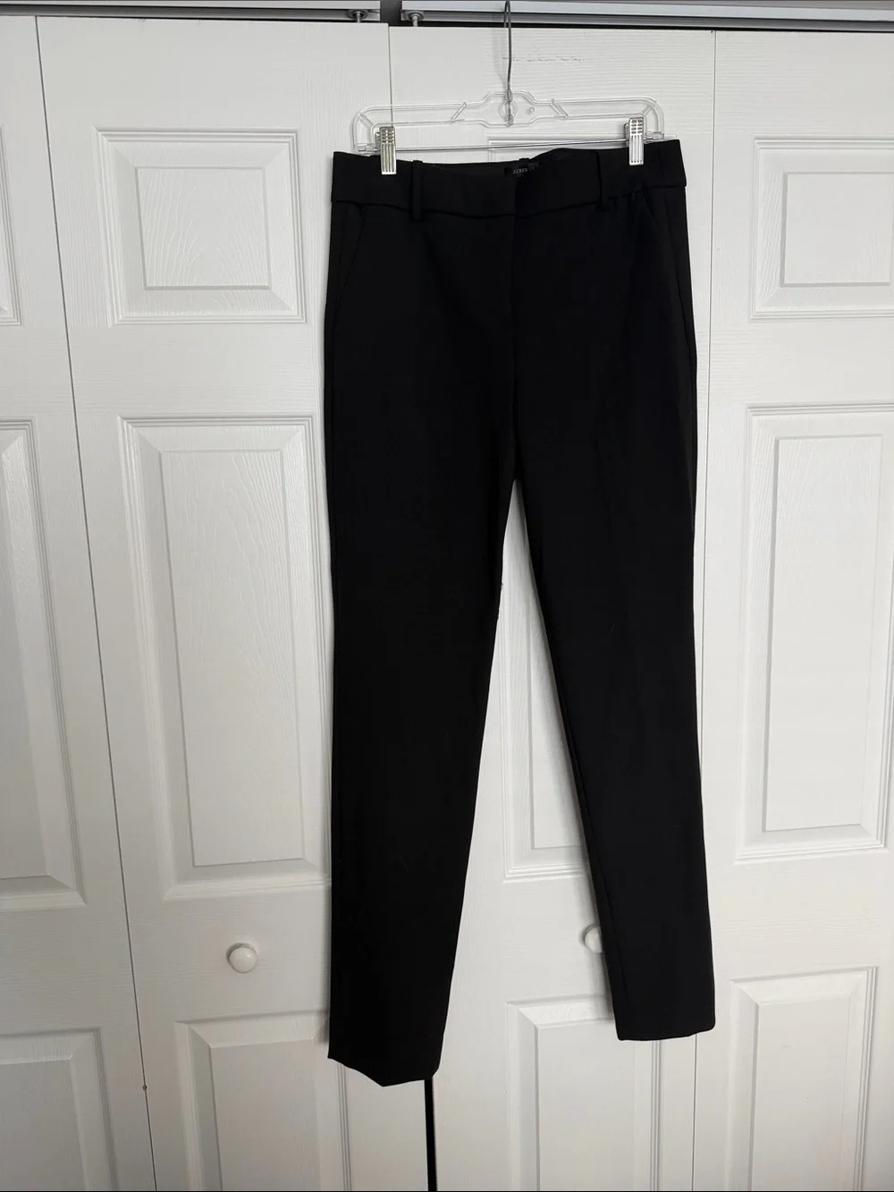 J. Crew Black Straight-Leg Dress Pants