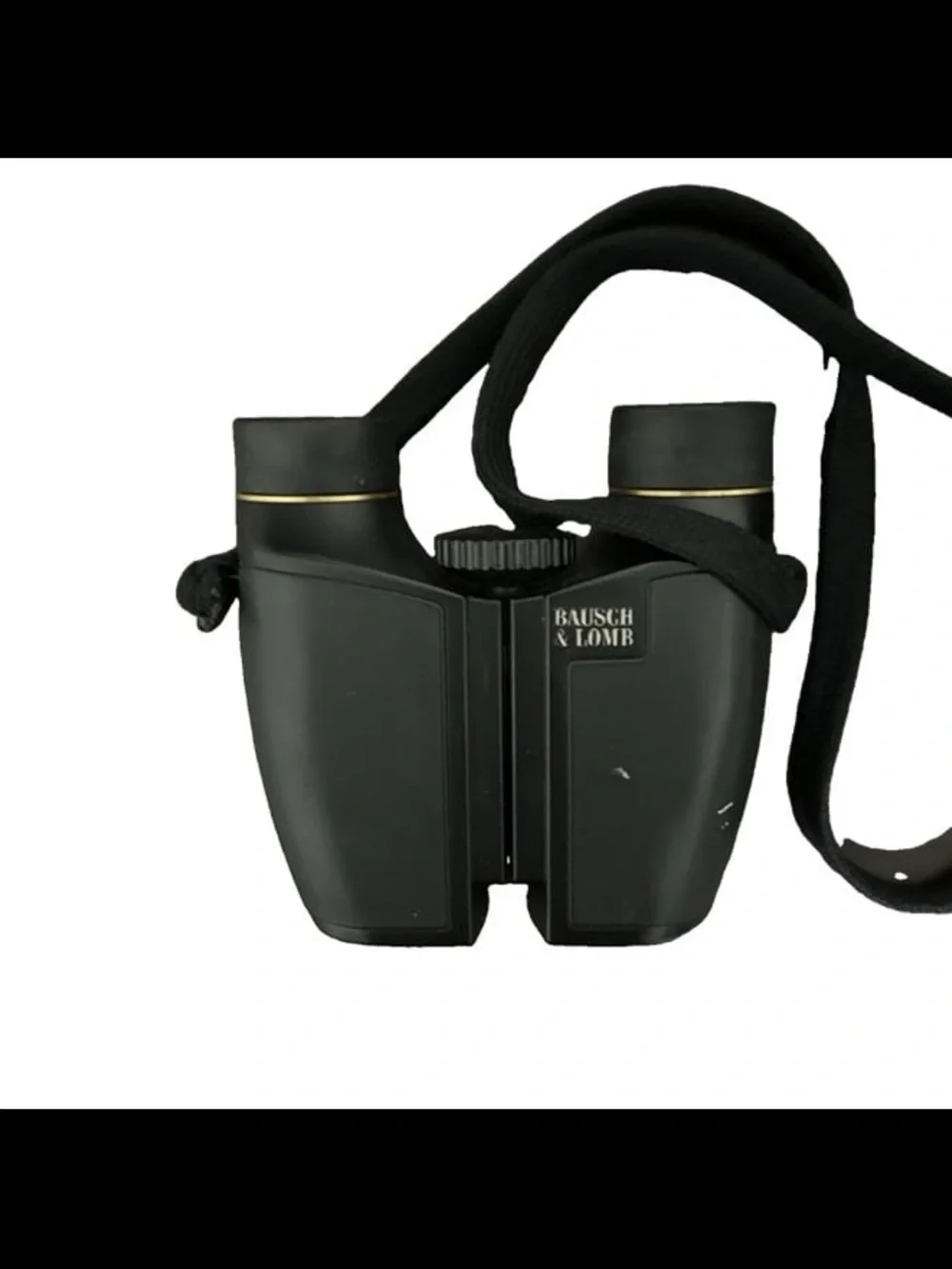 Bausch & Lomb Binoculars 8x Magnification Black with Neck Strap