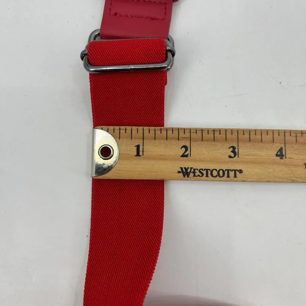 Nike‎ Belt Mens 36 Red Fabric Baseball Softball Adjustable Intensity Training