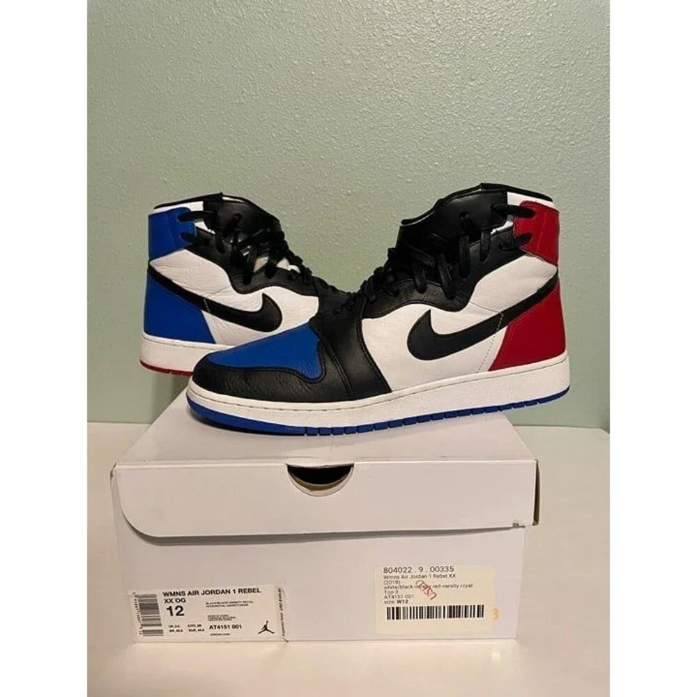 Jordan 1 Rebel size 12 Women's 12 Men's 10.5 Shoes Used