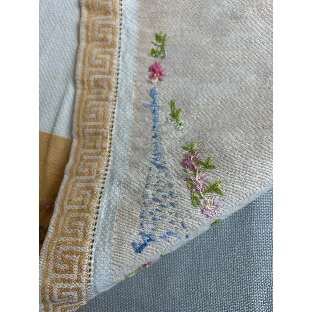 Handmade vintage embroidered