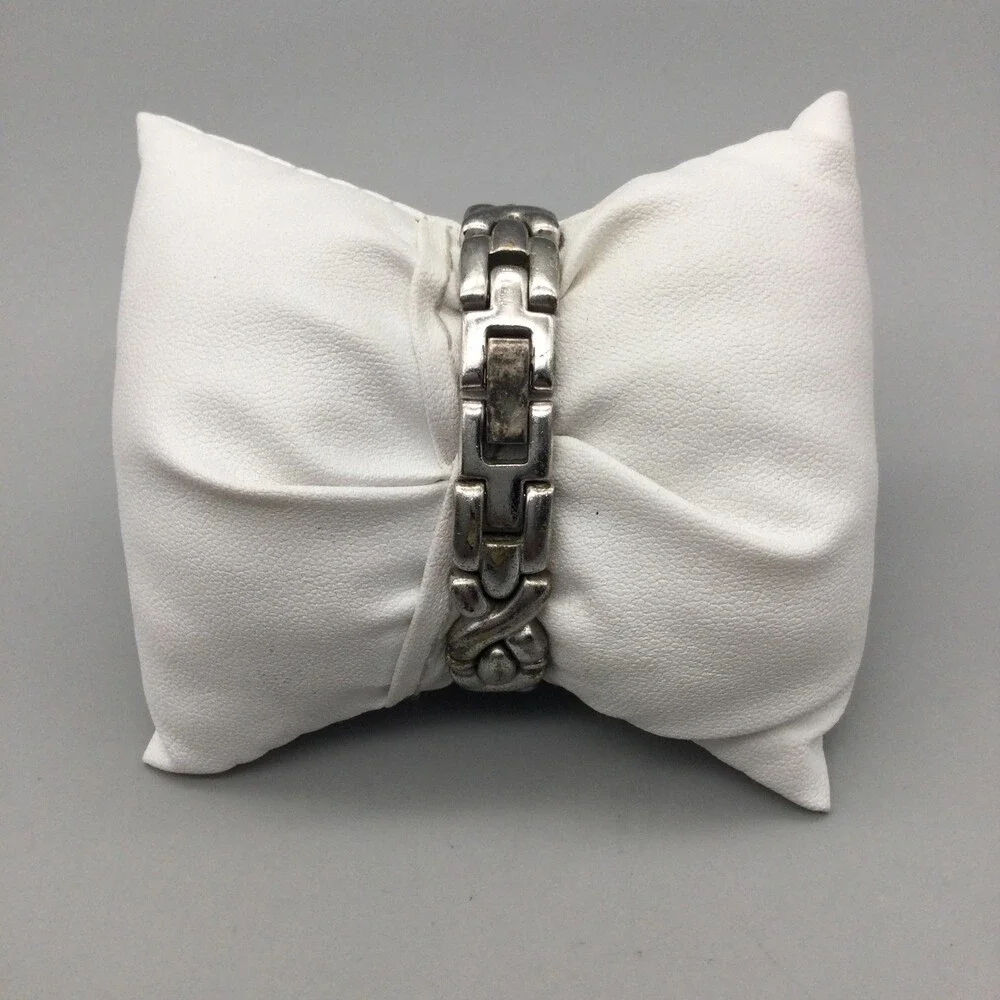 Vintage Anne Klein Womens Watch 22mm Sterling Silver 925 New Battery 5.25