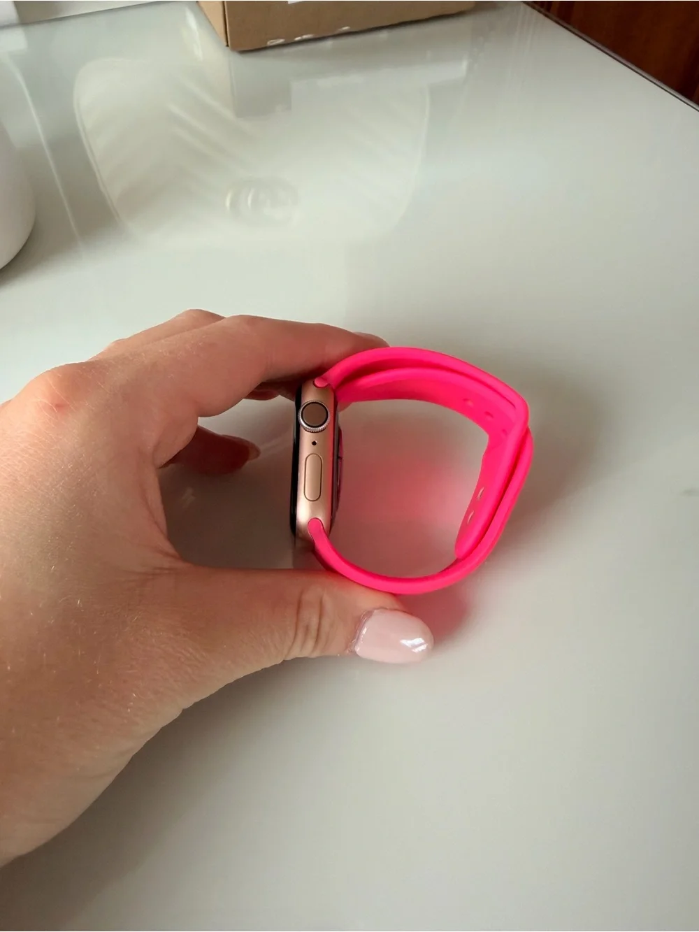 Apple smartwatch bright