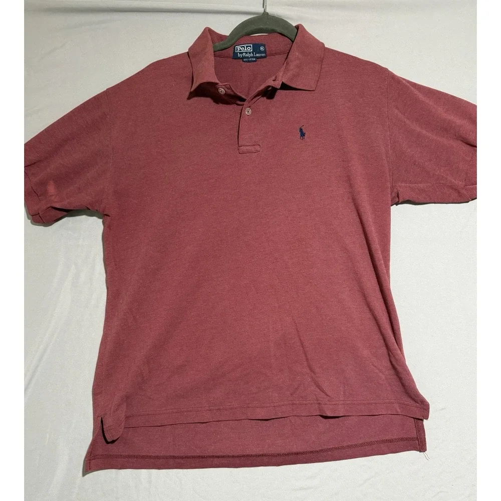 Ralph Lauren‎ Polo collared Shirt men's XL, Burgandy
