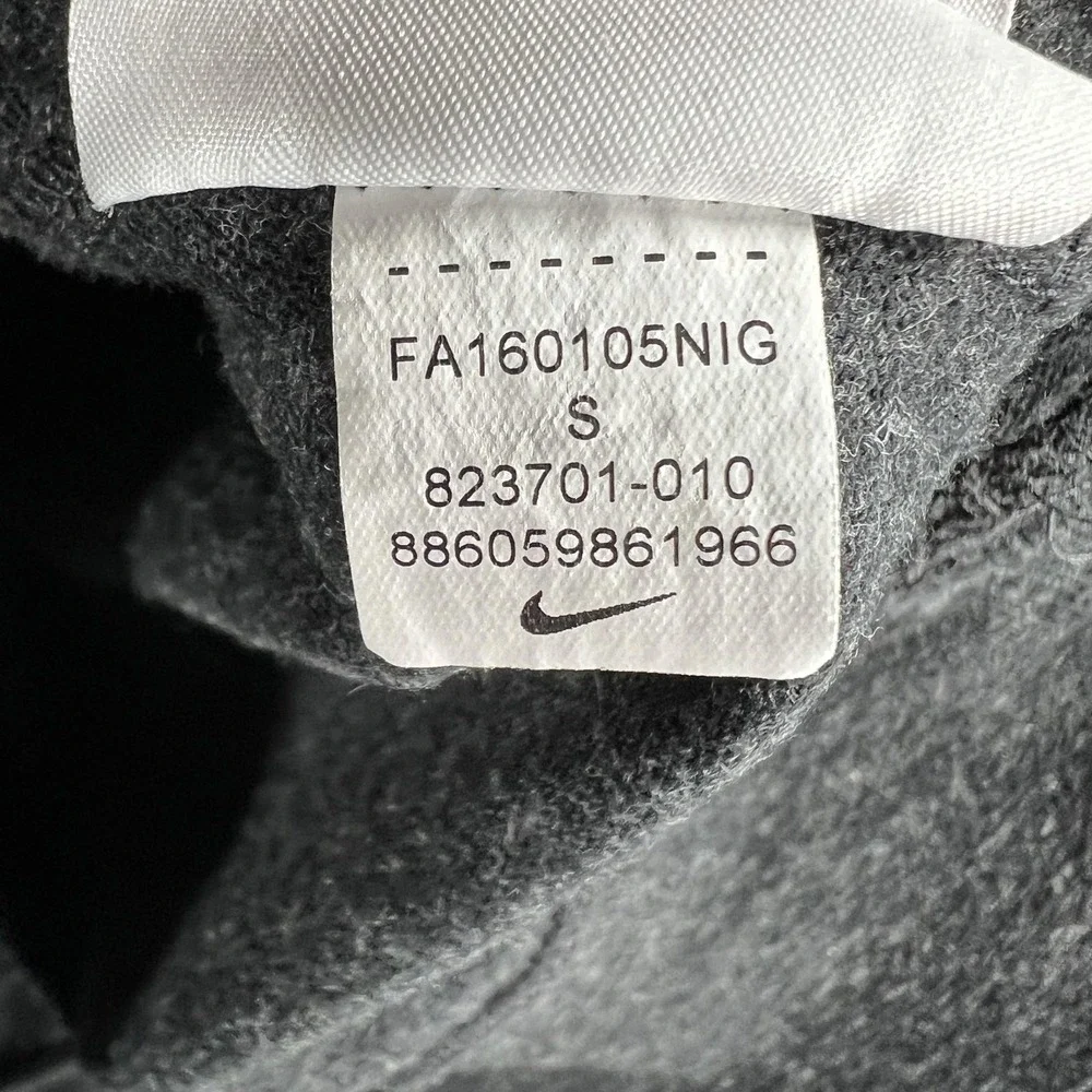 Nike Hoodie Womens Small‎ Gray Just Do It Logo Pullover Sweatshirt 823701-010