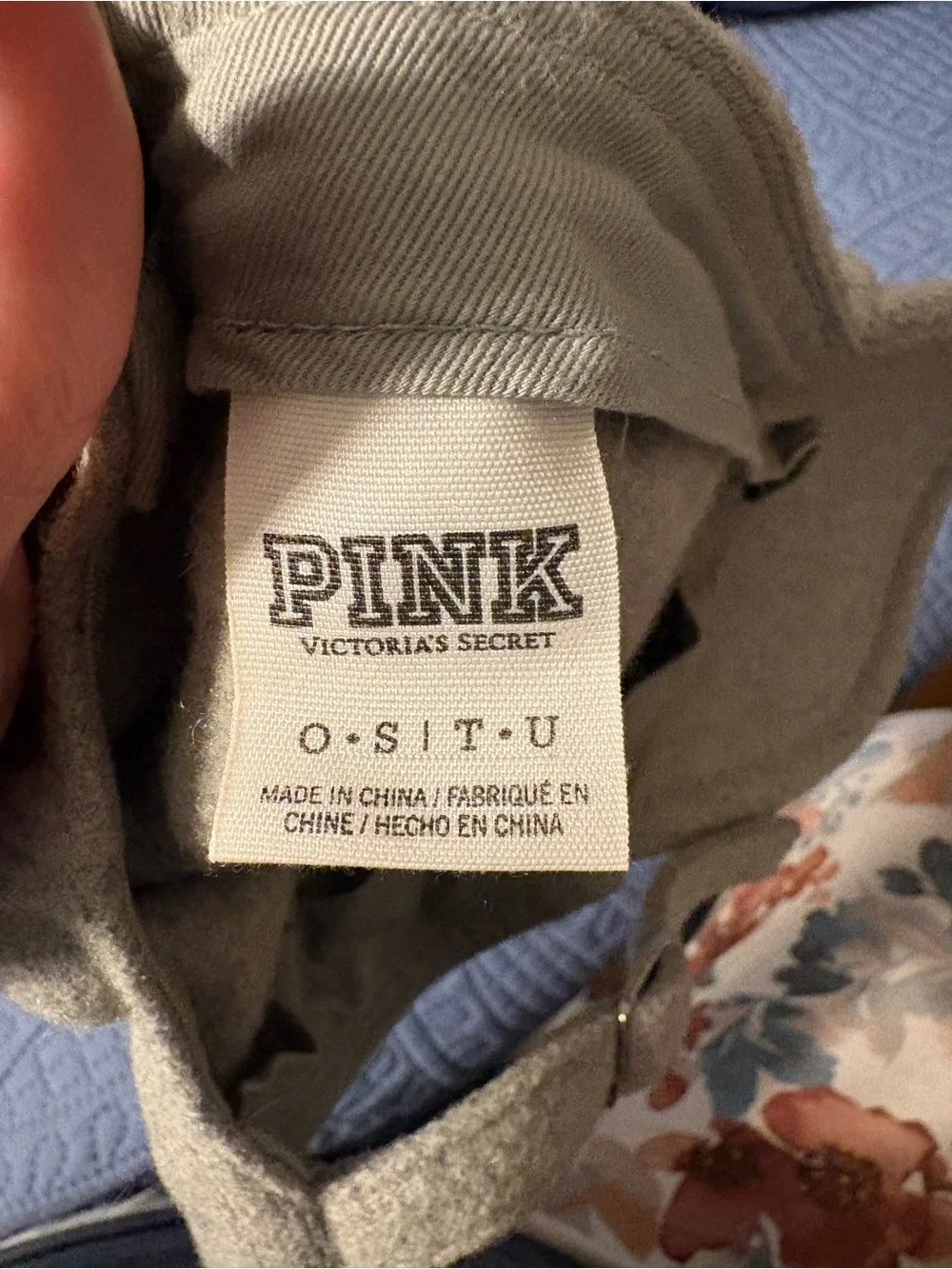 PINK Victorias Secret soft grey