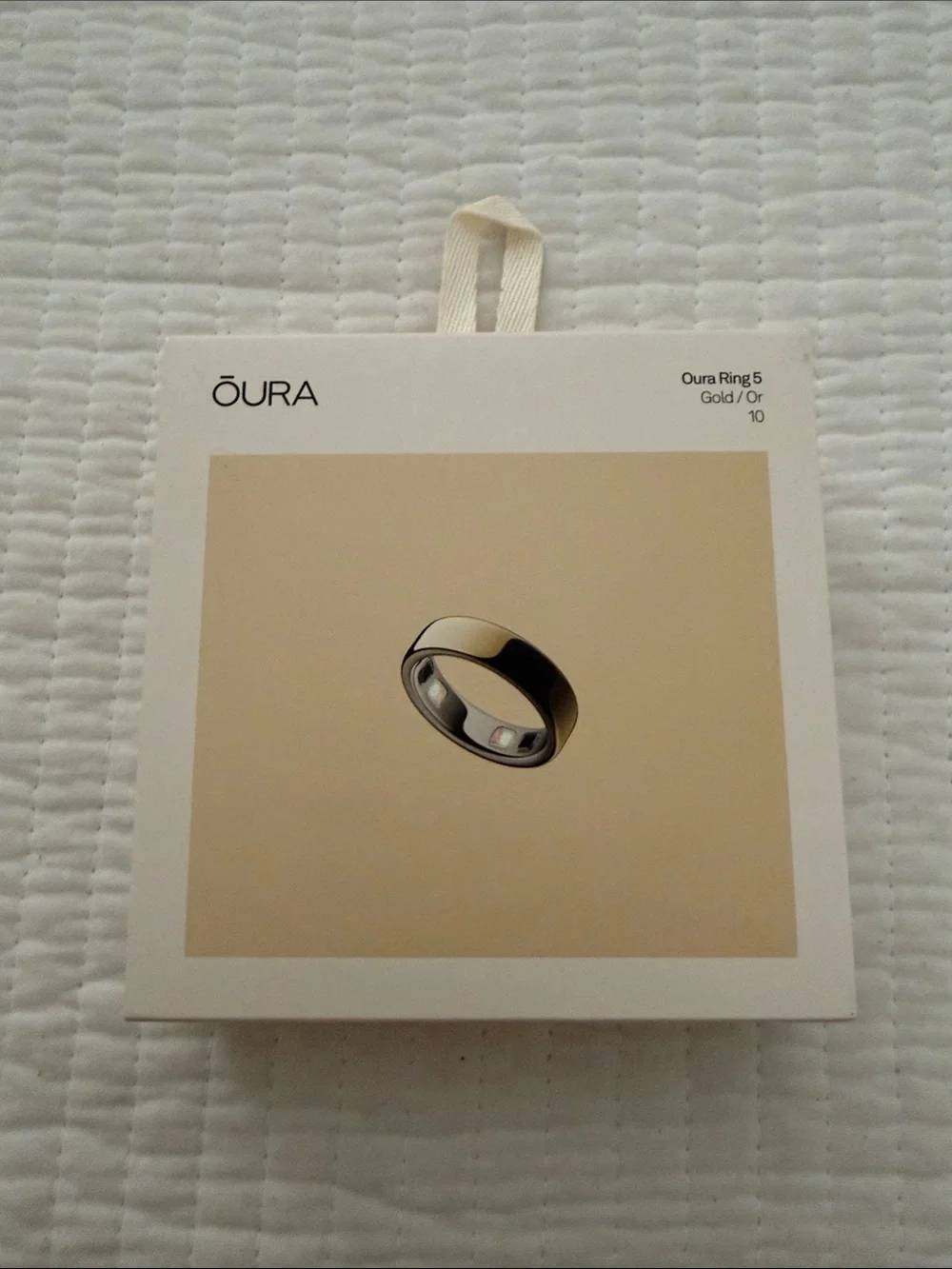 Oura Ring 5 - Gold, Size 10