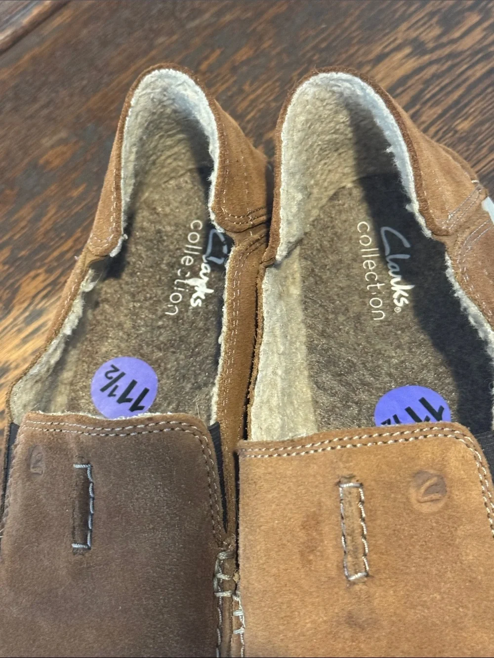 Clarks soft suede