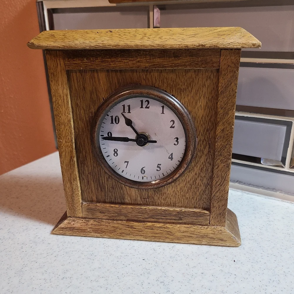 Vintage wooden clock