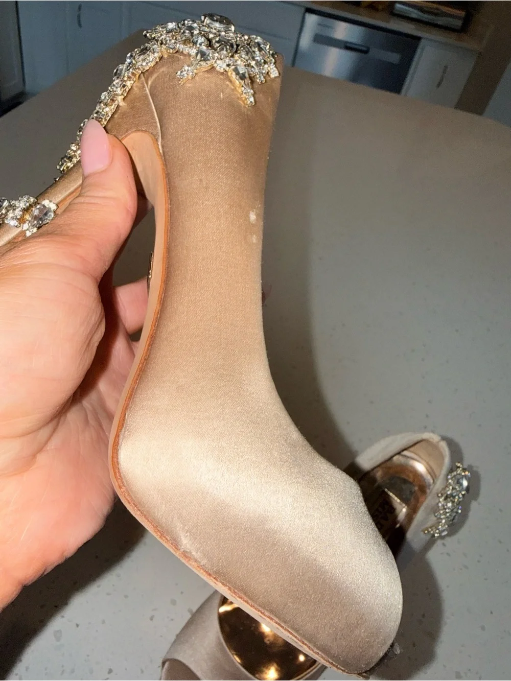 Badgley Mischka finish but there’s