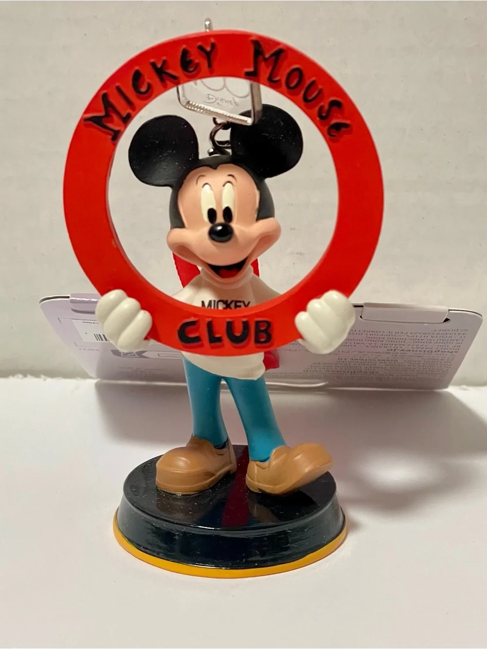 Disney 100th Anniversary Mickey Mouse Club Ornament Figurine
