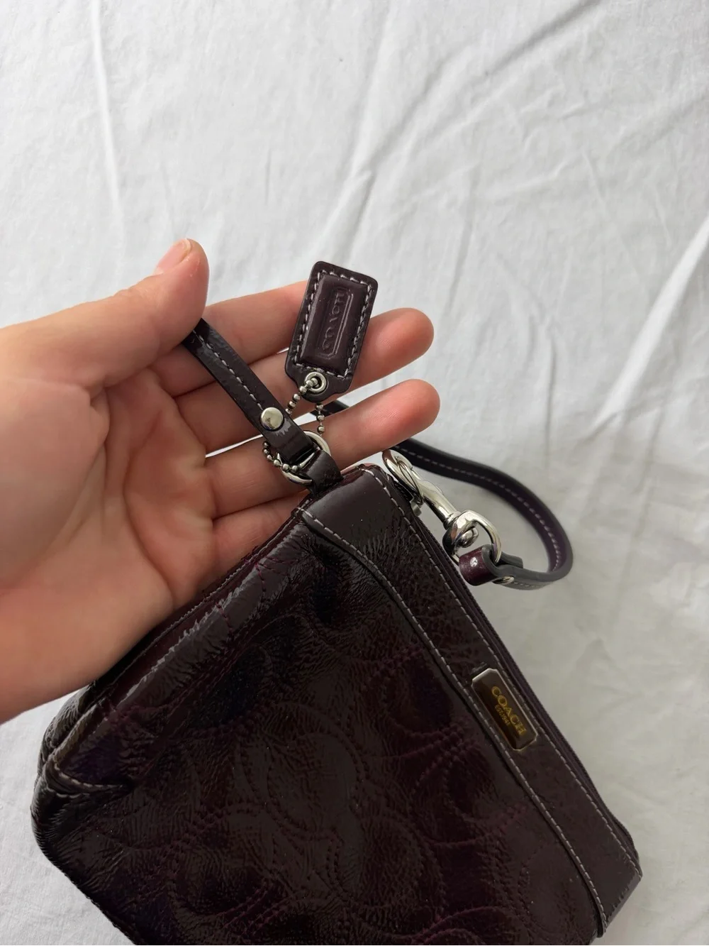 Coach compact wristlet