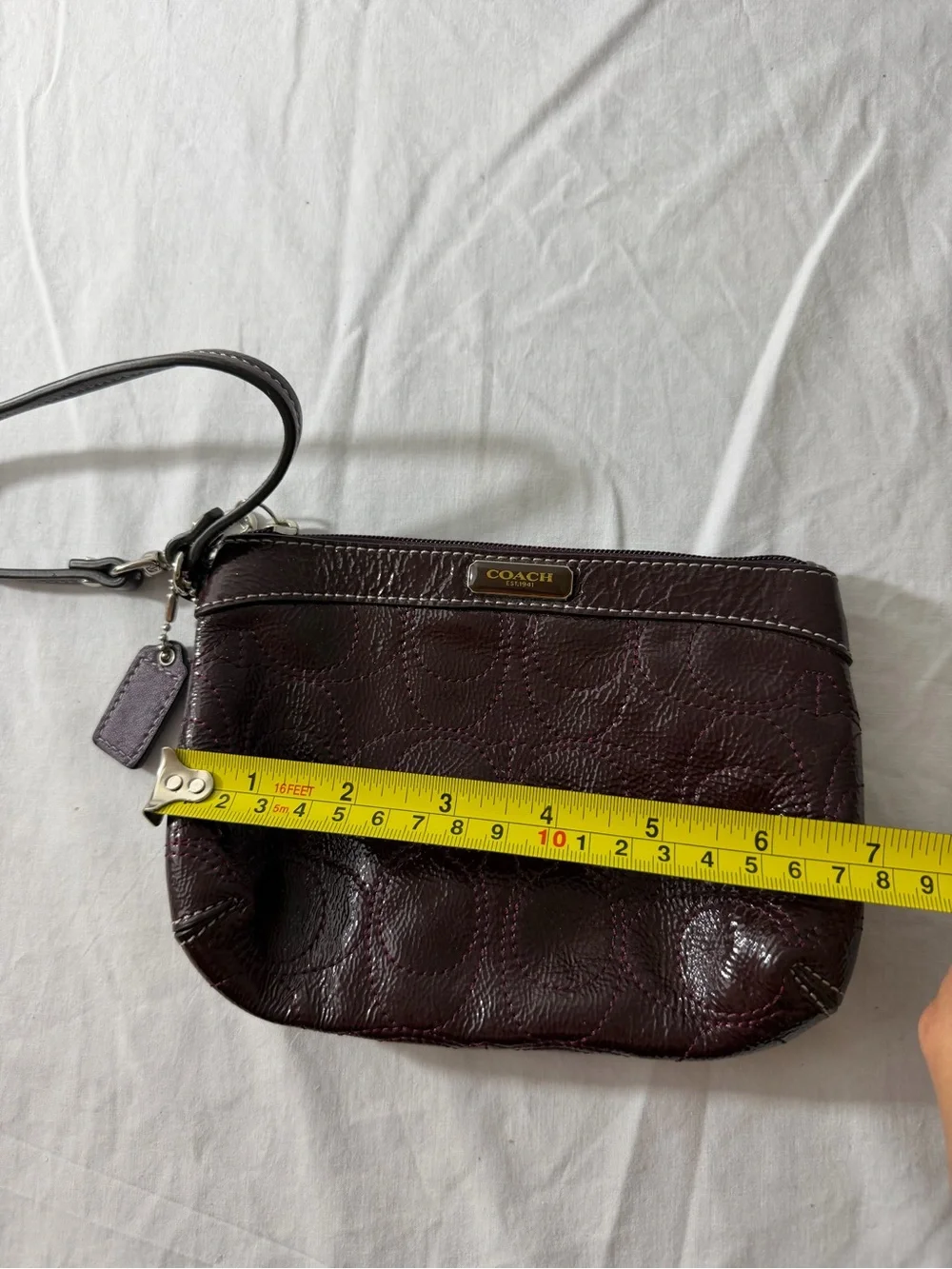 Coach compact wristlet