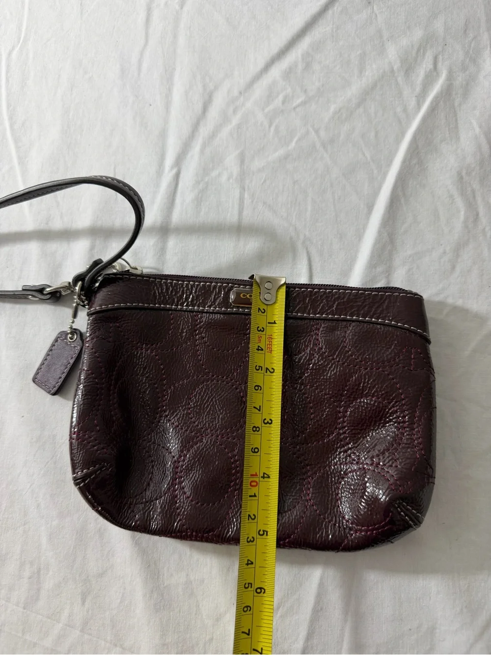Coach compact wristlet