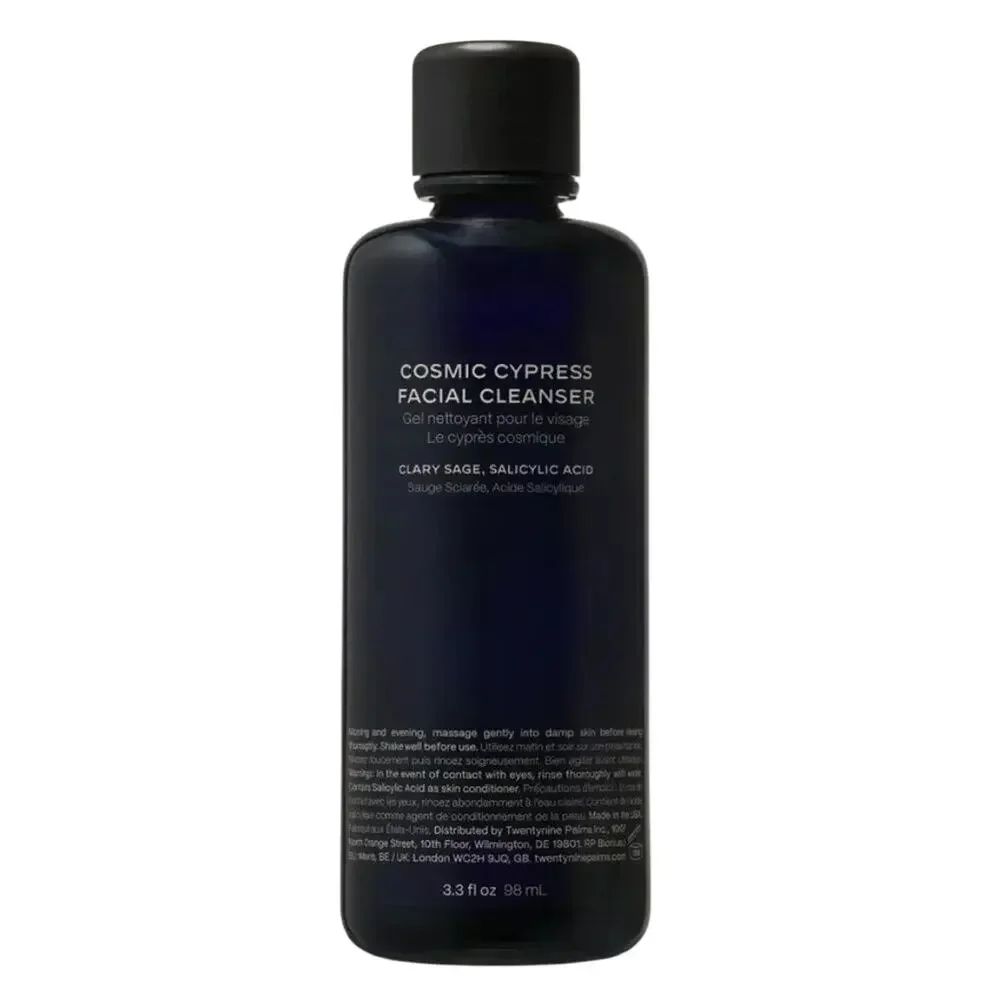 TWENTYNINE PALMS Cosmic Cypress Facial Cleanser Clary Sage, Salicylic Acid NEW