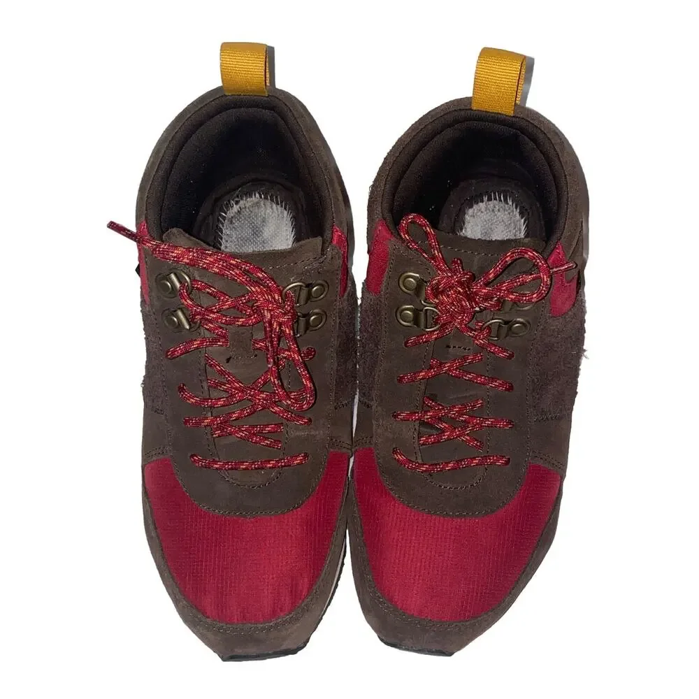 Teva Highside 84 Mid Sneakers Women Size 10 Suede‎ Leather Brown Red Outdoor