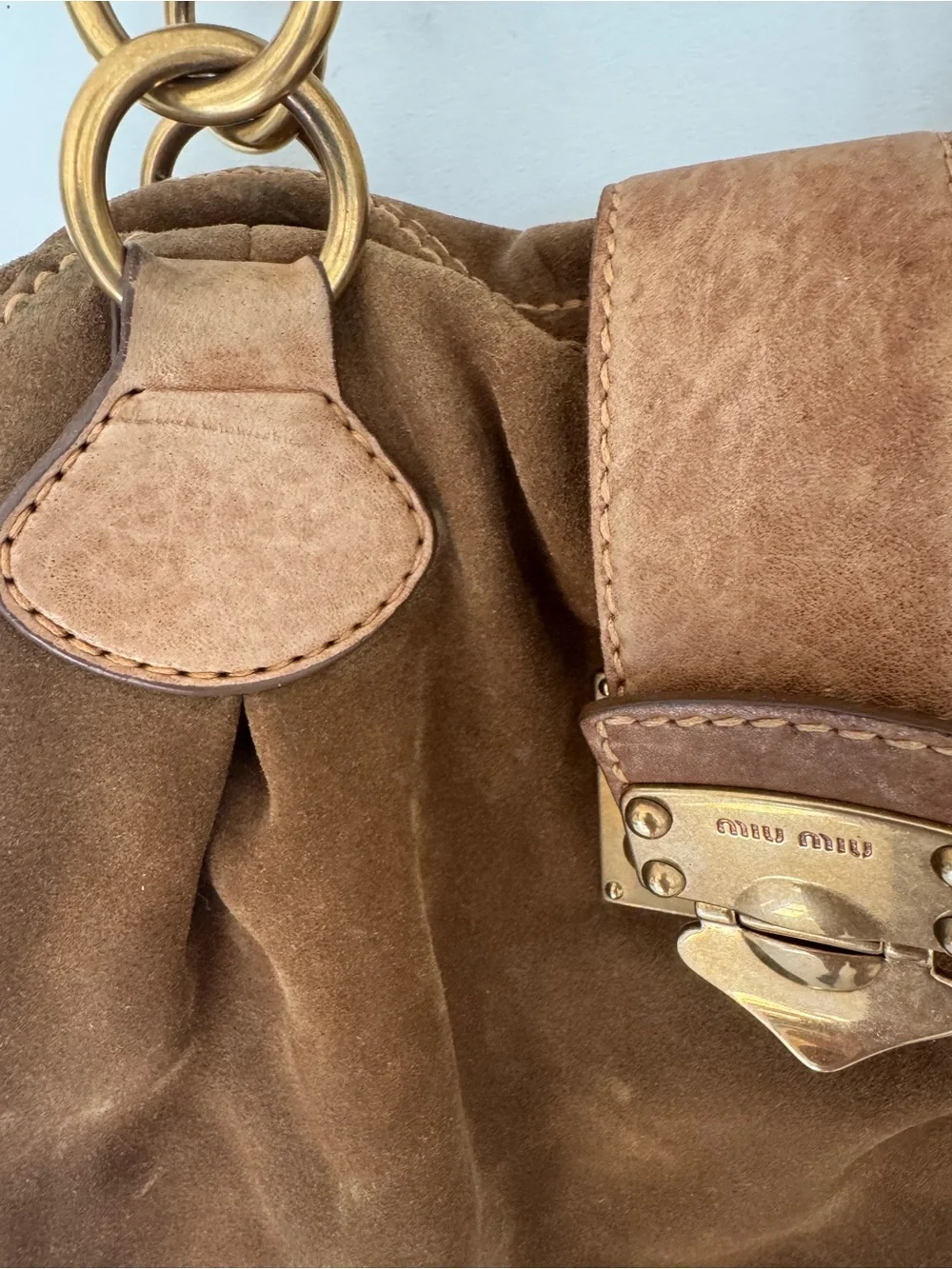 Miu Miu soft brown
