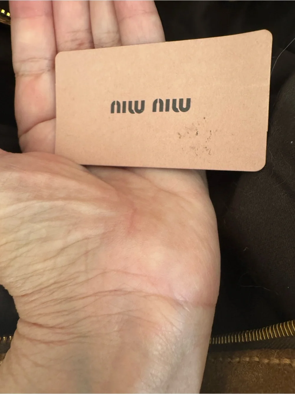 Miu Miu soft brown