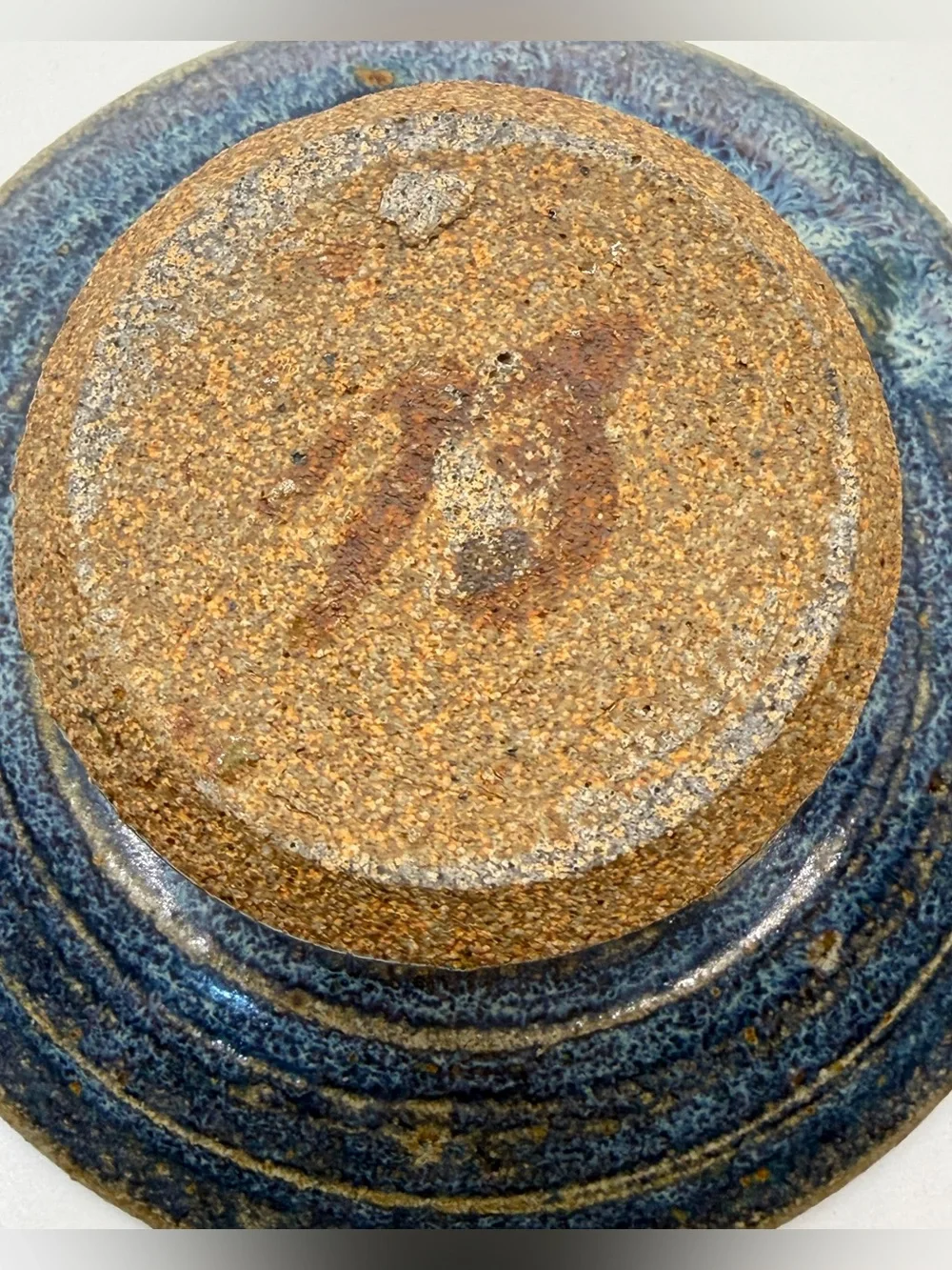 Handmade blue red