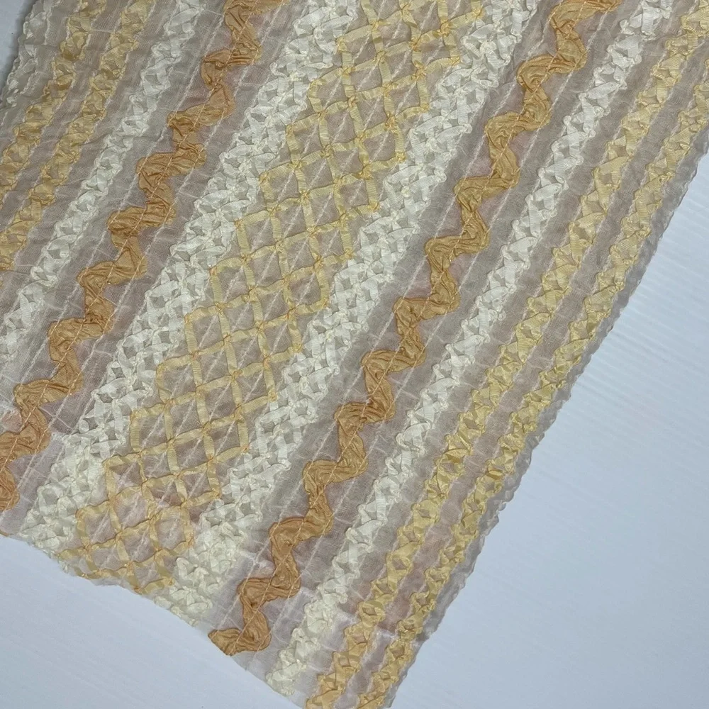 Vintage curtain window