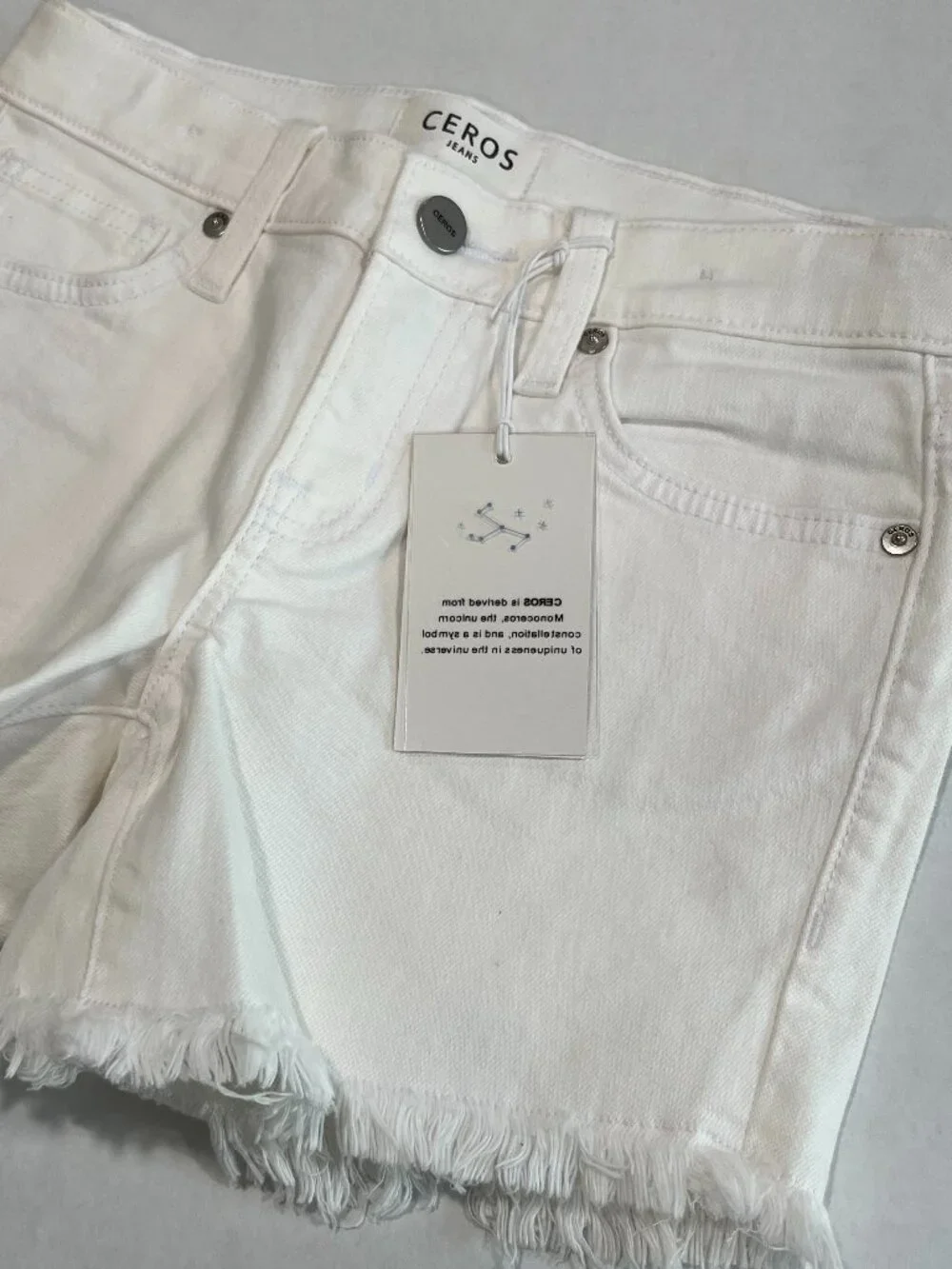 Girl - 12 - NWT Ceros White Jean Shorts