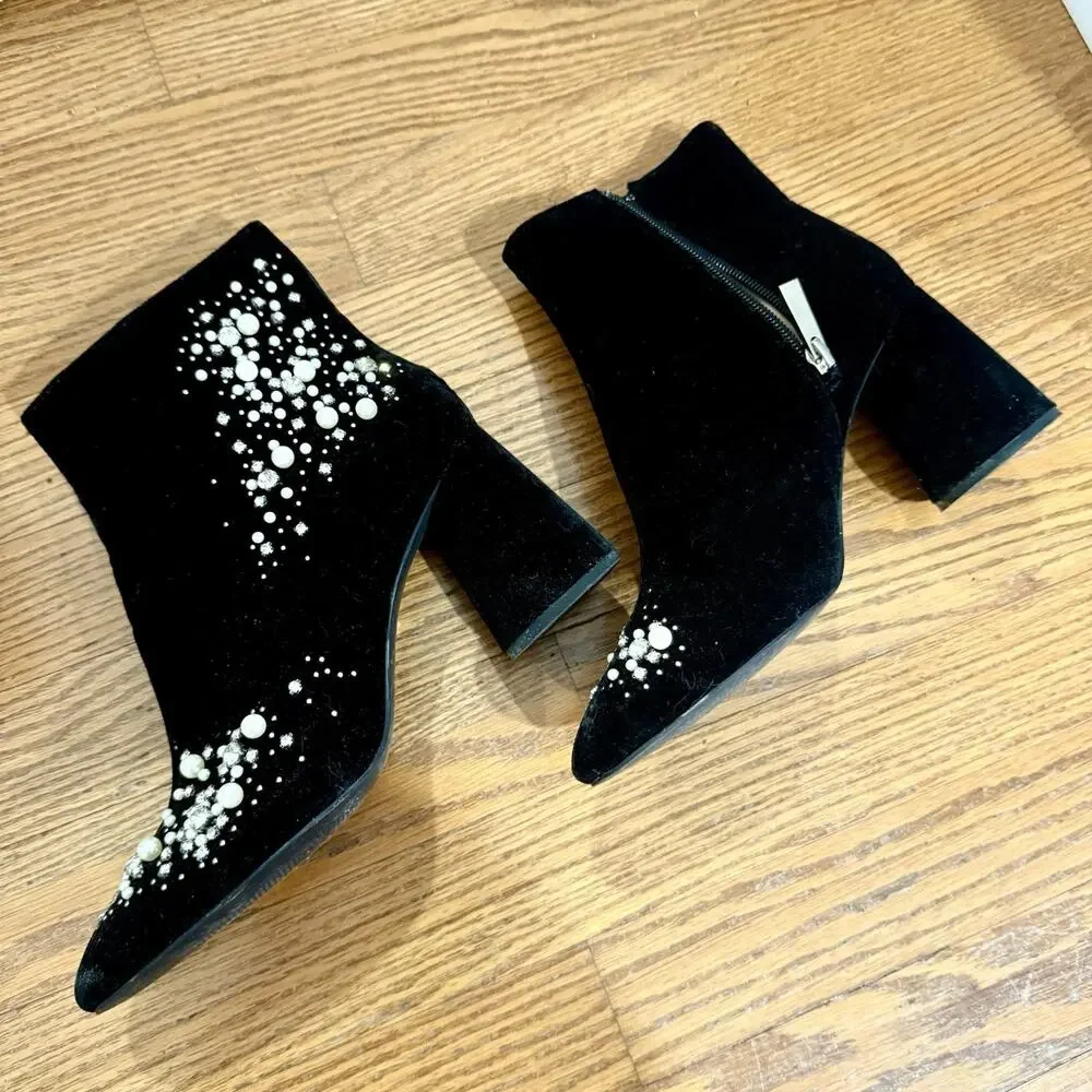 Zara velvet embellished