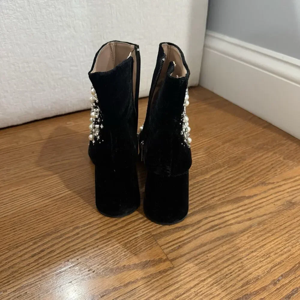 Zara velvet embellished