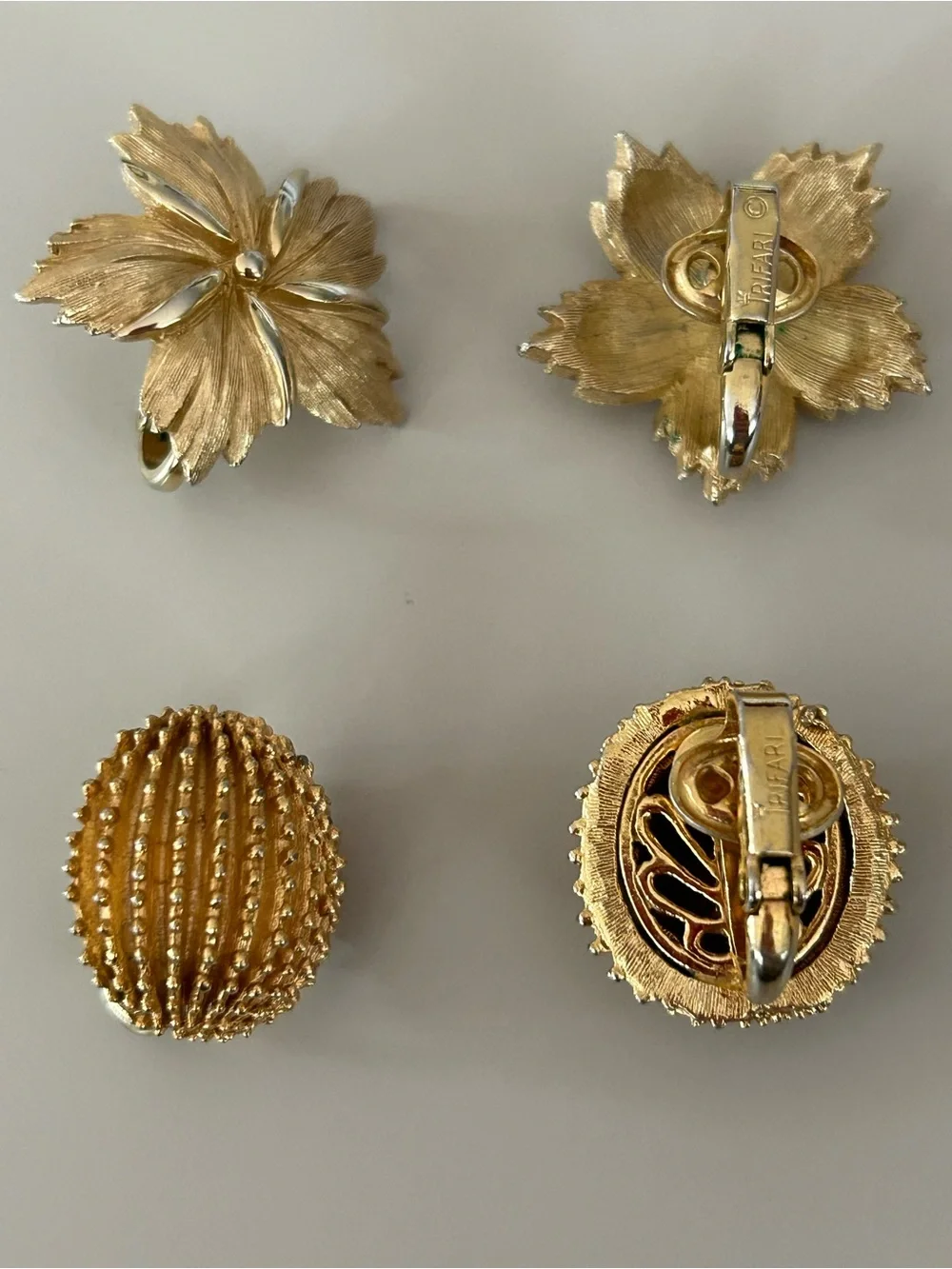 Trifari two pairs