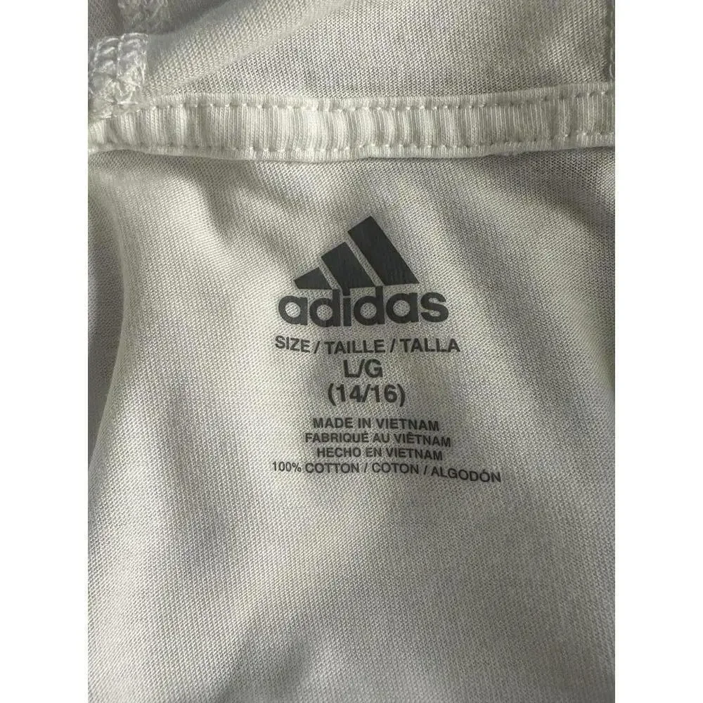 adidas white blue