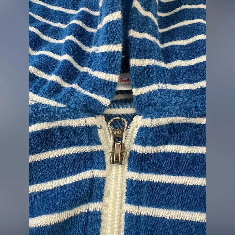 Hanna Andersson Striped Terrycloth Hoodie