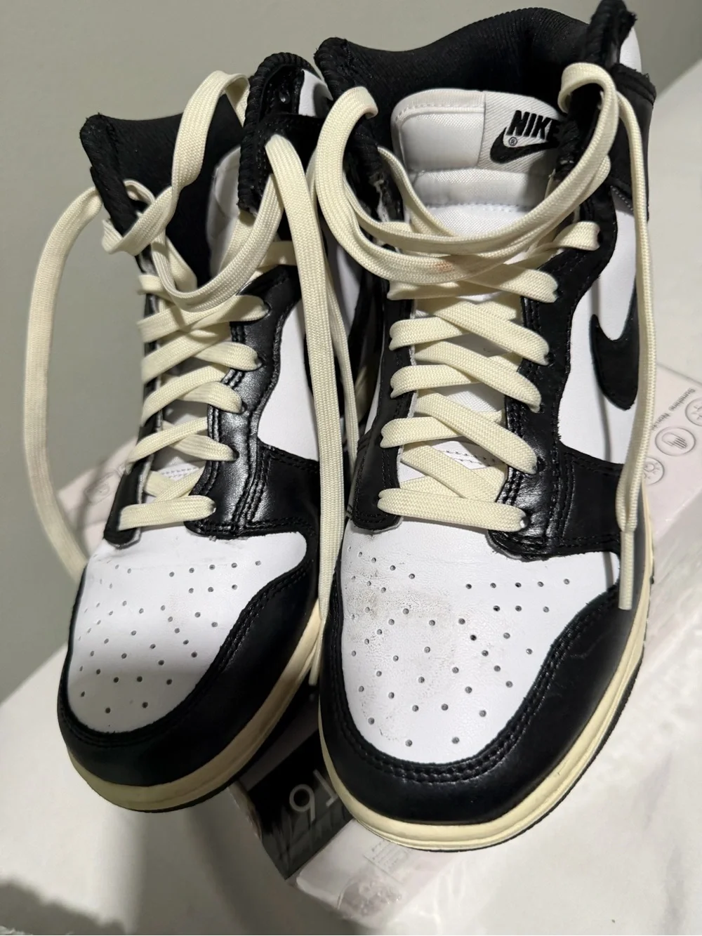 Nike Dunk High Vintage Black Size 8 Womens Sneakers