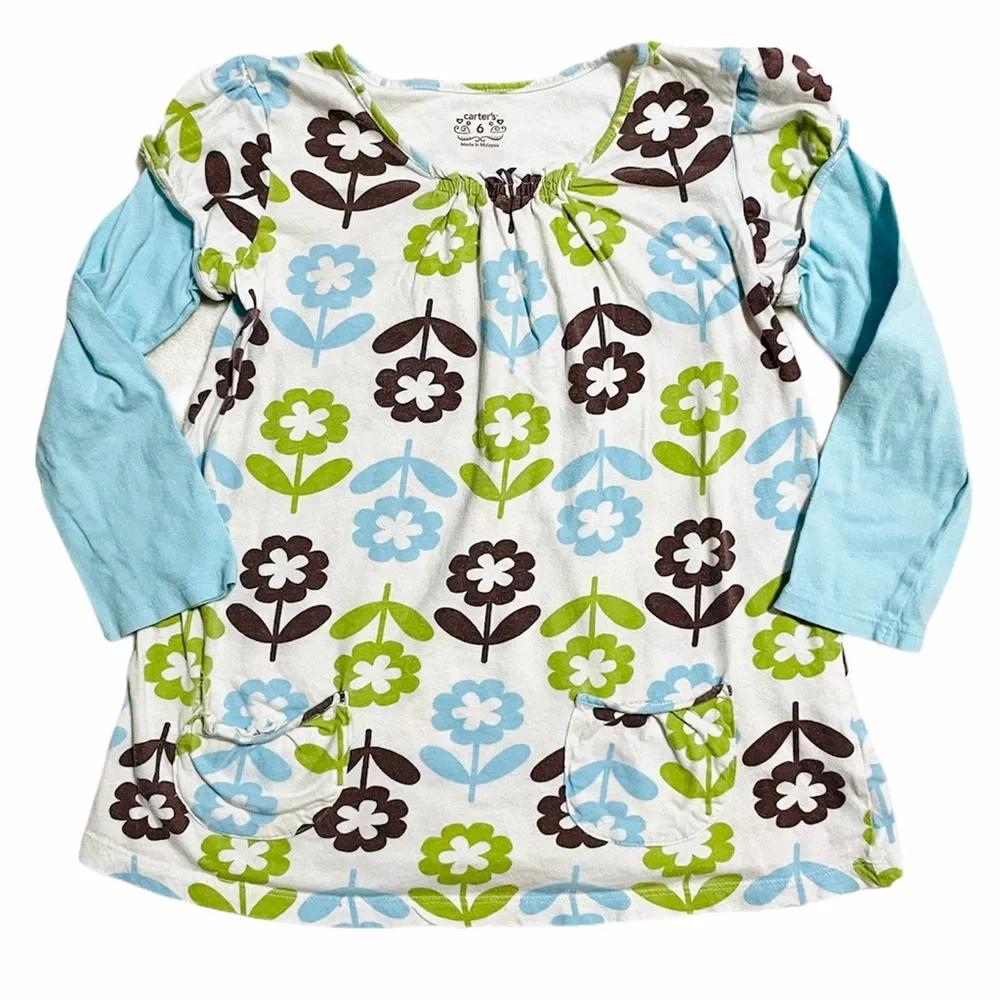 Carter’s Size 6 Long Sleeve Tunic Style Shirt