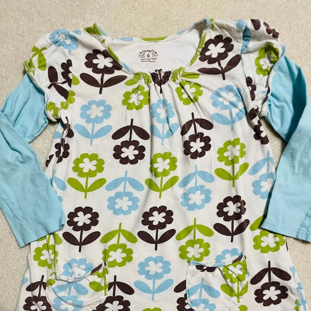 Carter’s Size 6 Long Sleeve Tunic Style Shirt