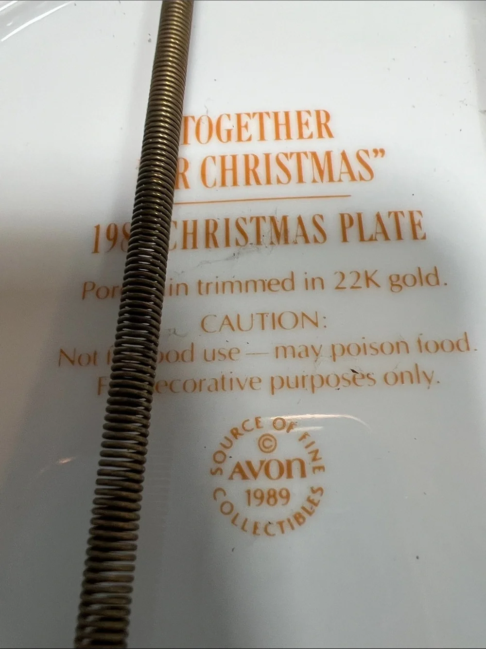 Avon upper plate