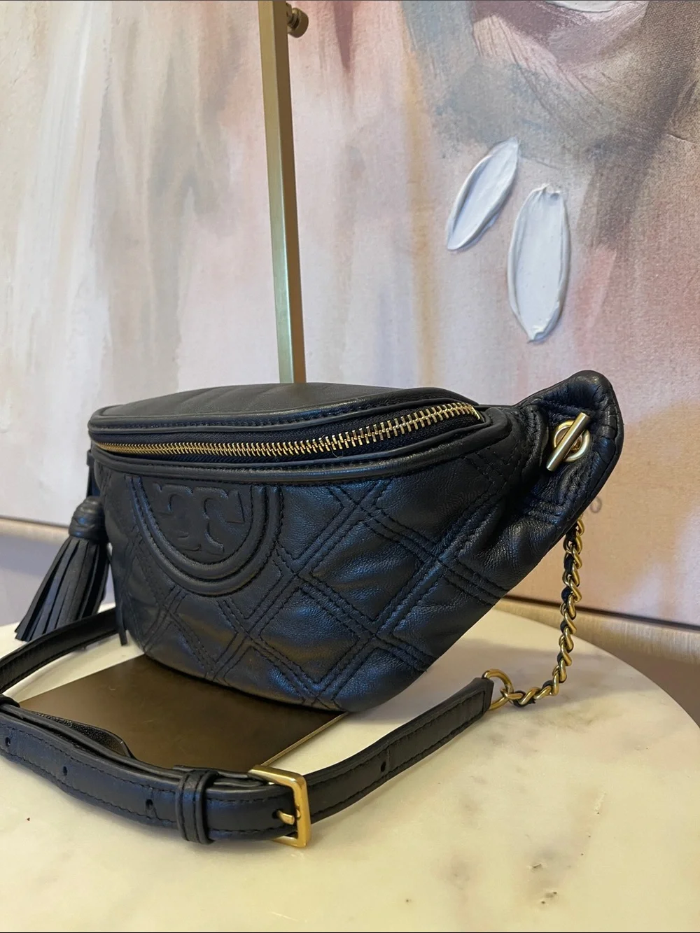 Tory Burch structured quilted