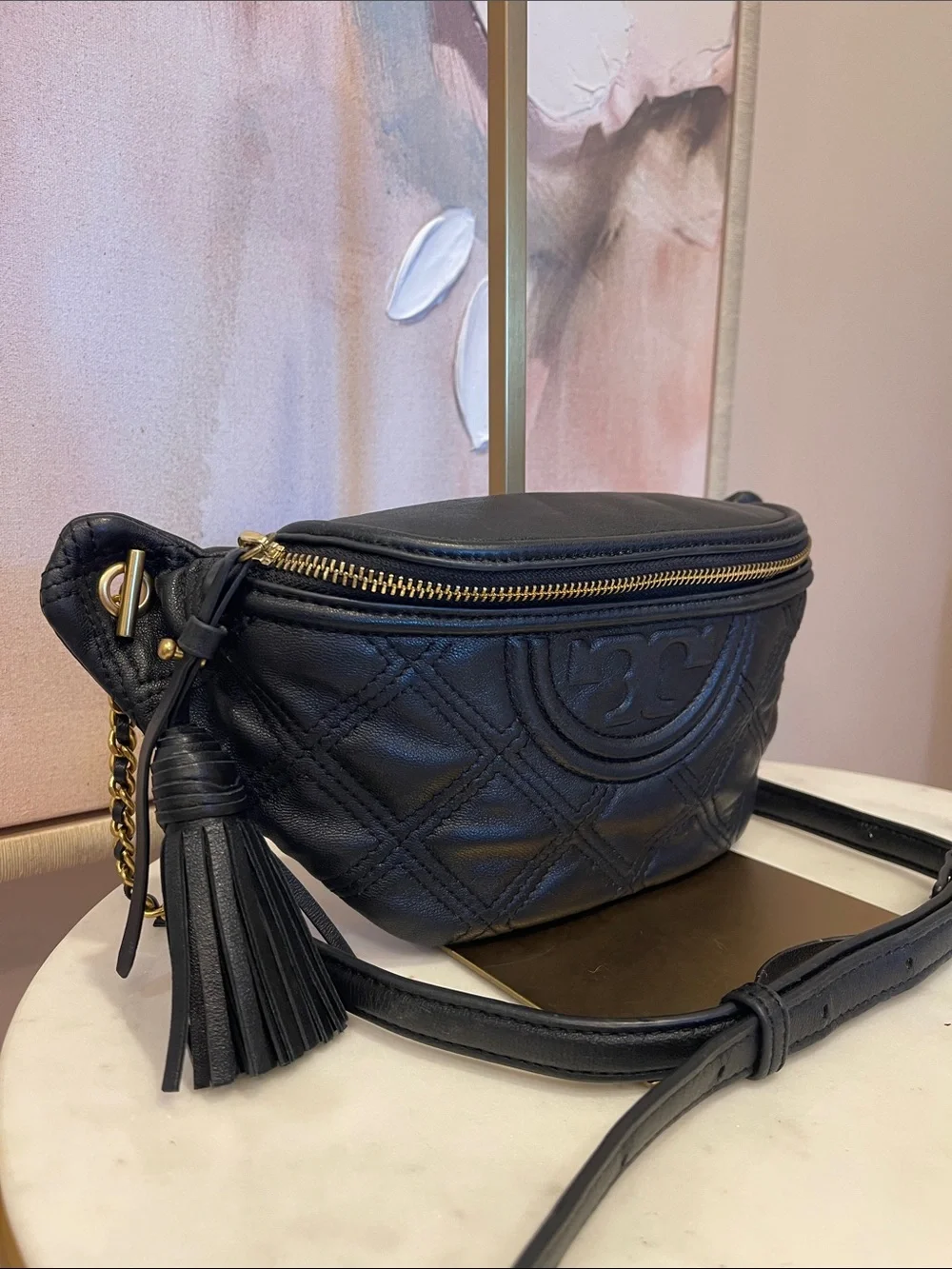 Tory Burch structured quilted