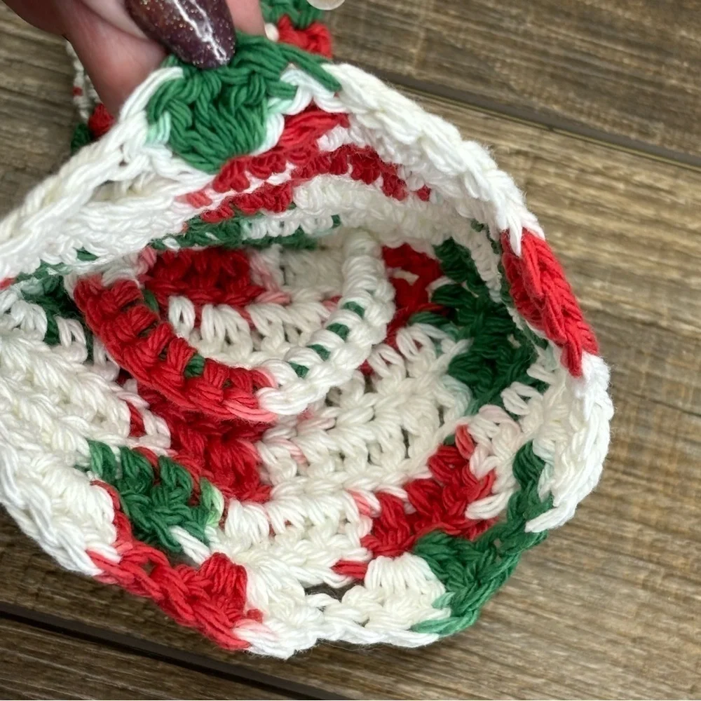 Hand Crafted flat crochet