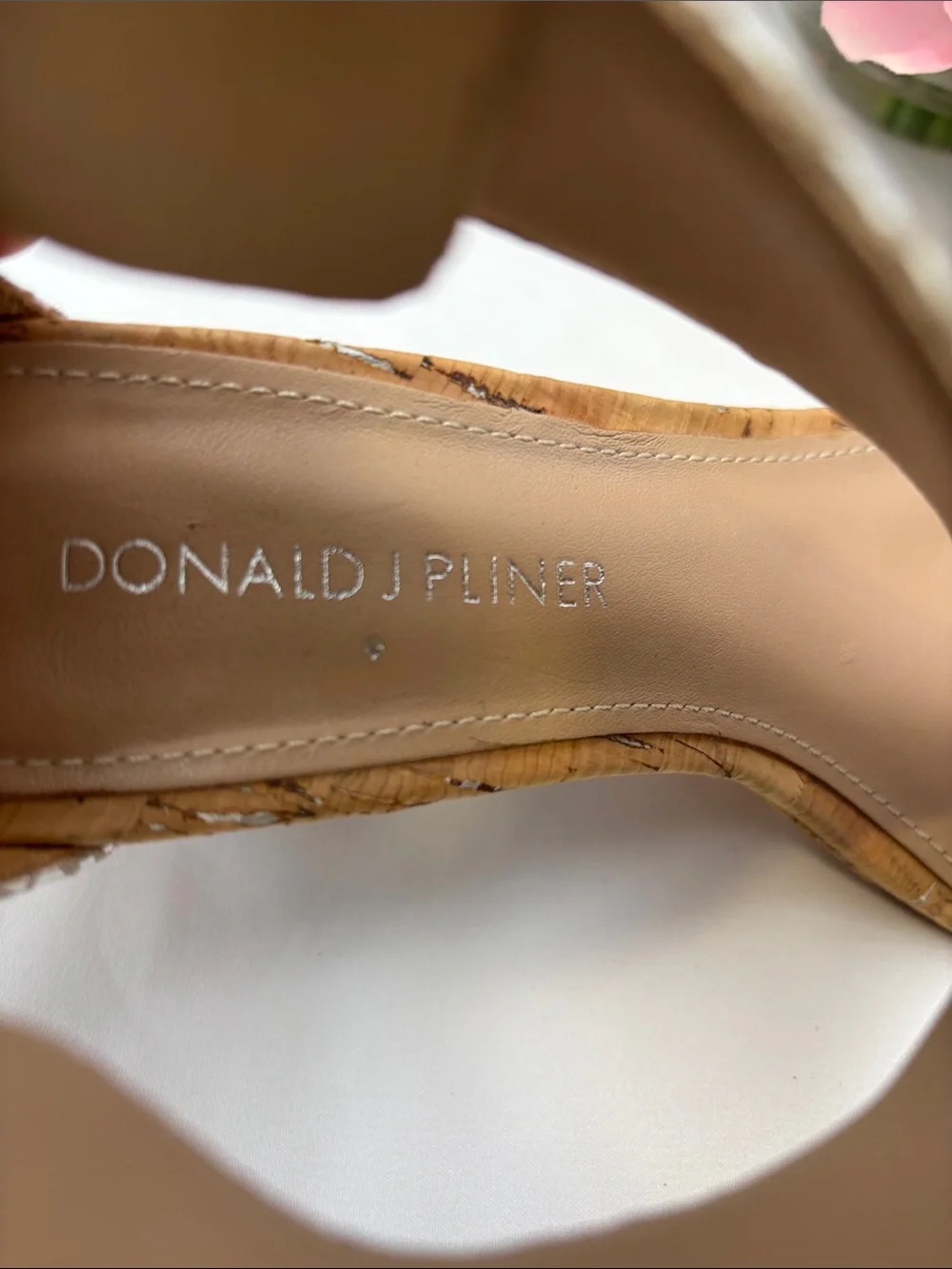Donald J. Pliner metallic textured