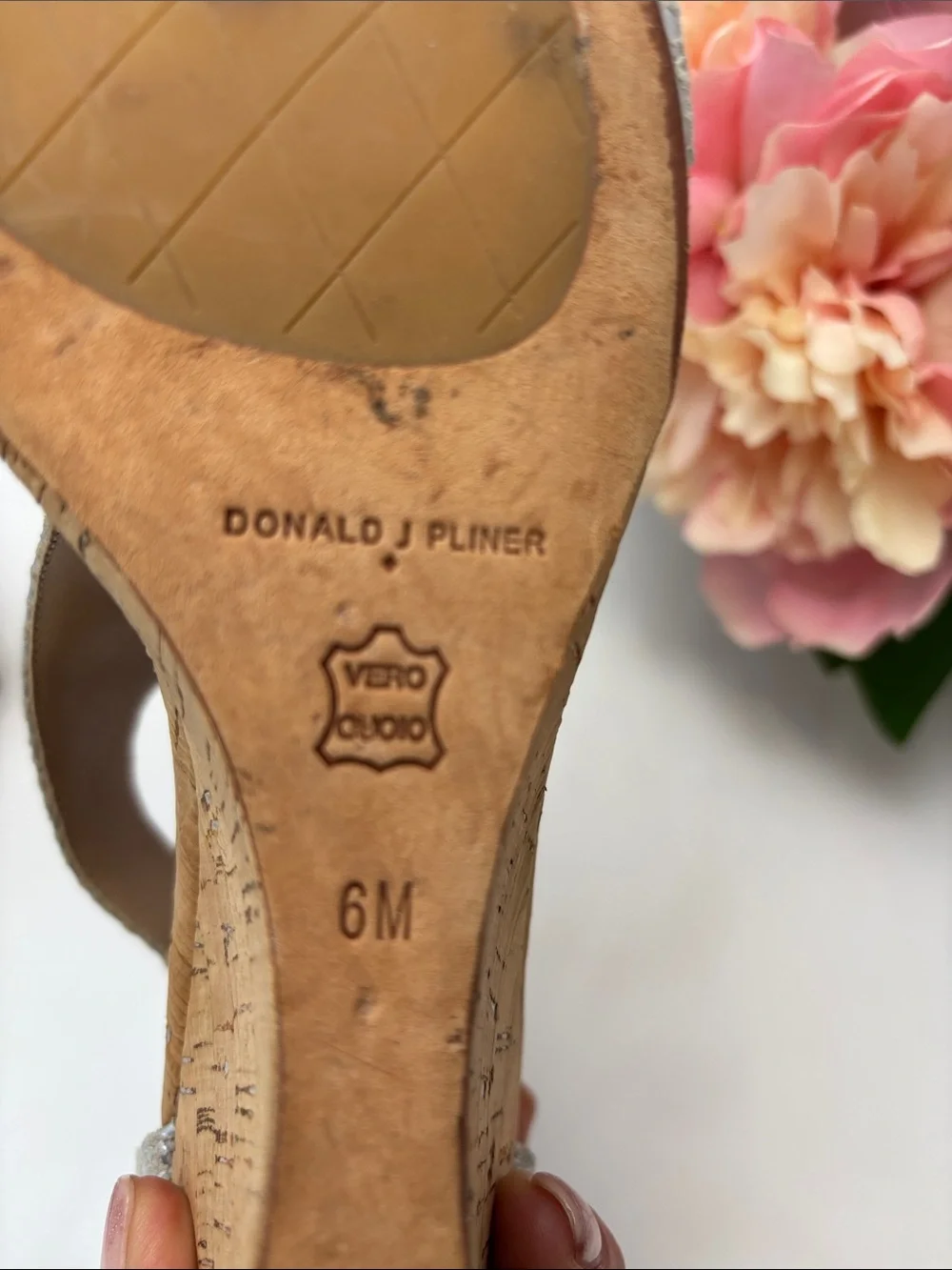Donald J. Pliner metallic textured