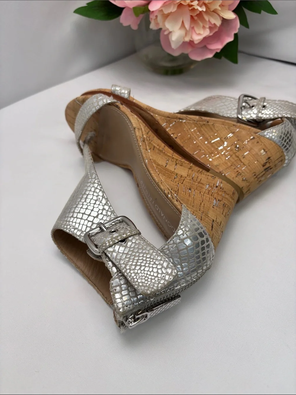 Donald J. Pliner metallic textured