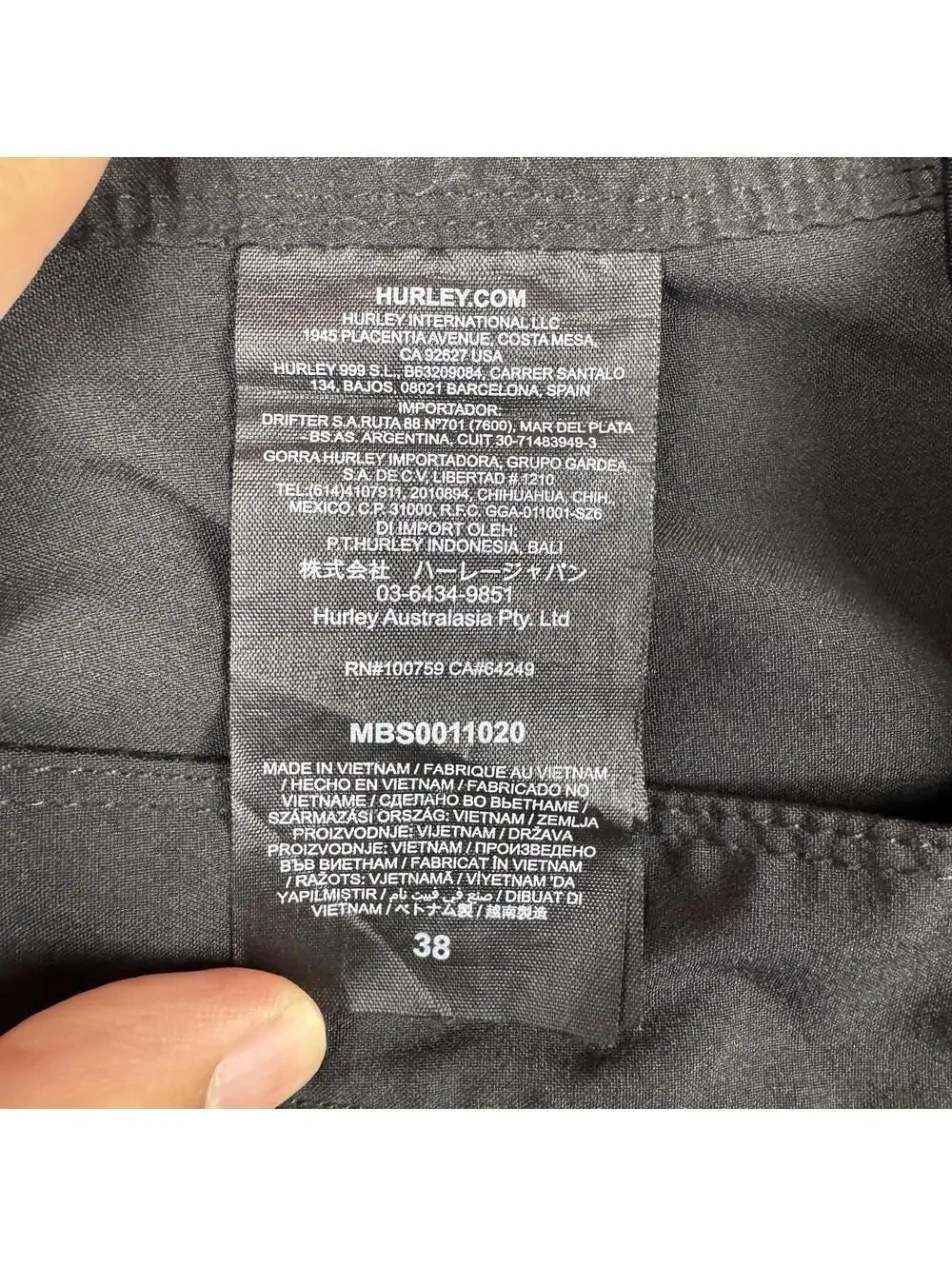Hurley pre owned