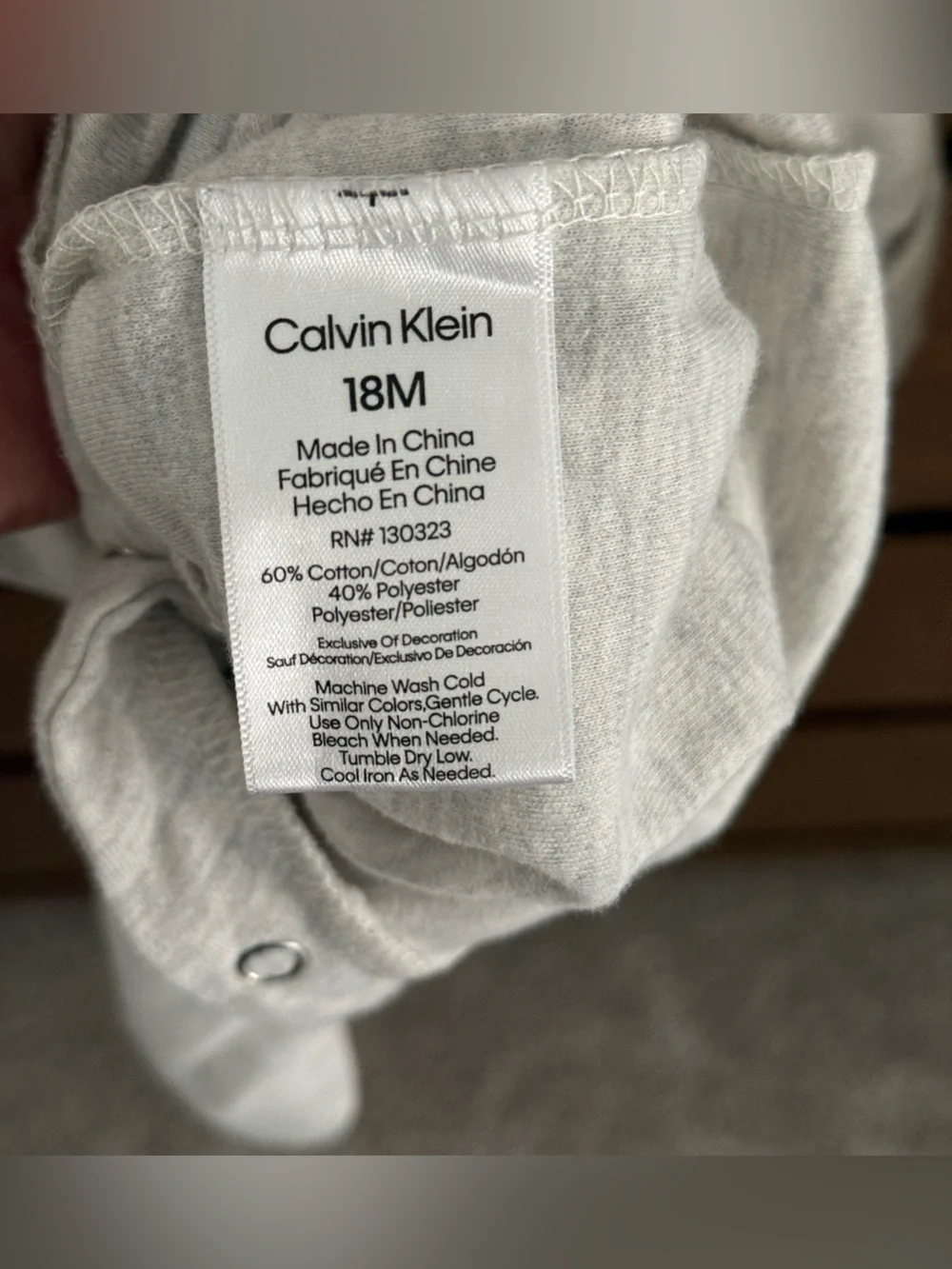 Calvin Klein washed cotton but