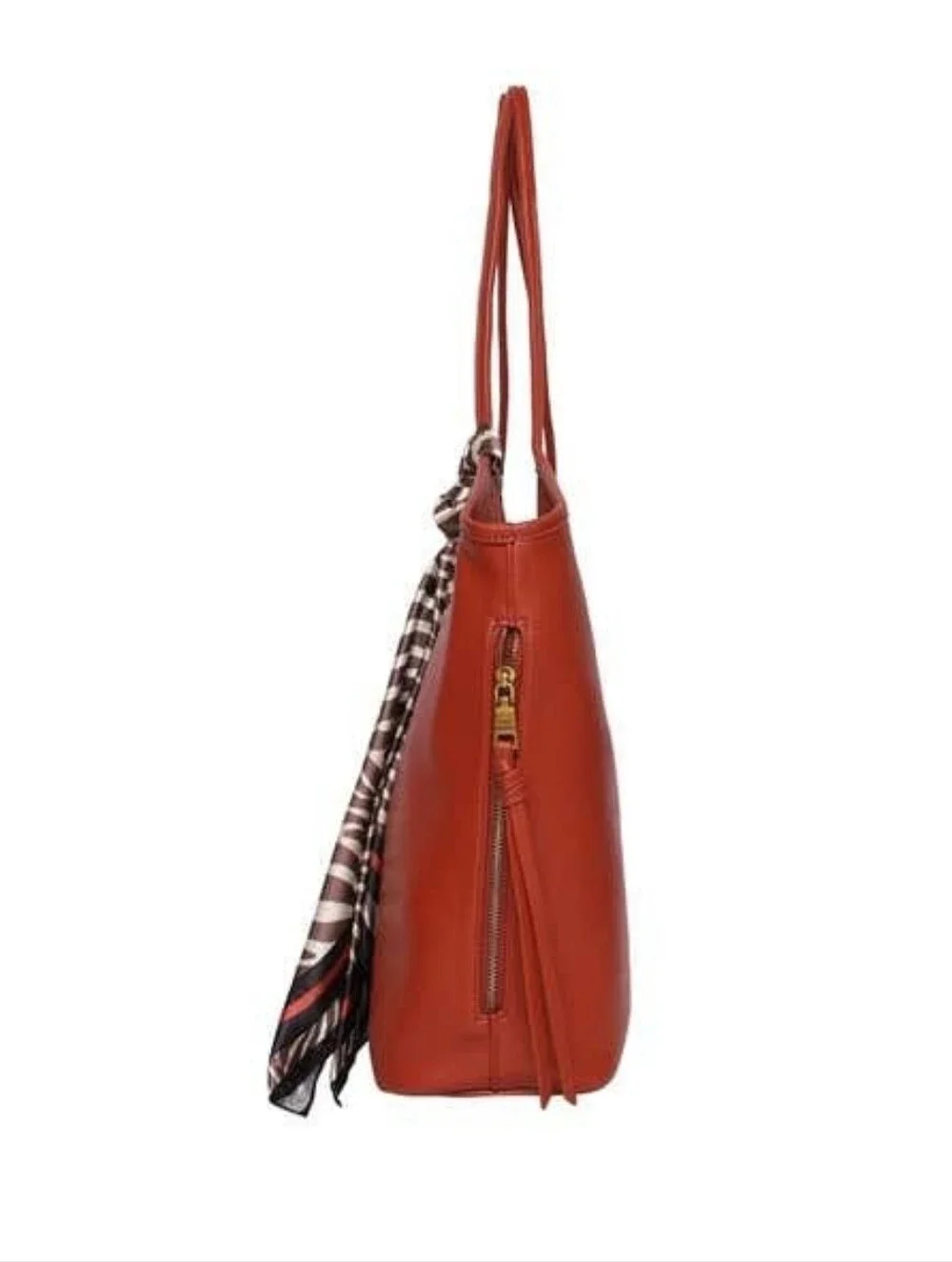Steve Madden Rust Tote Handbag with Scarf