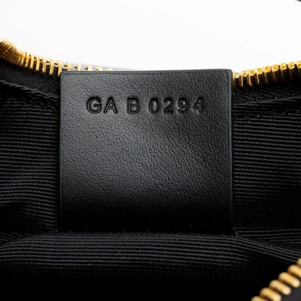 Givenchy Pebbled Patent Leather Lucky Lock Small Shoulder Bag