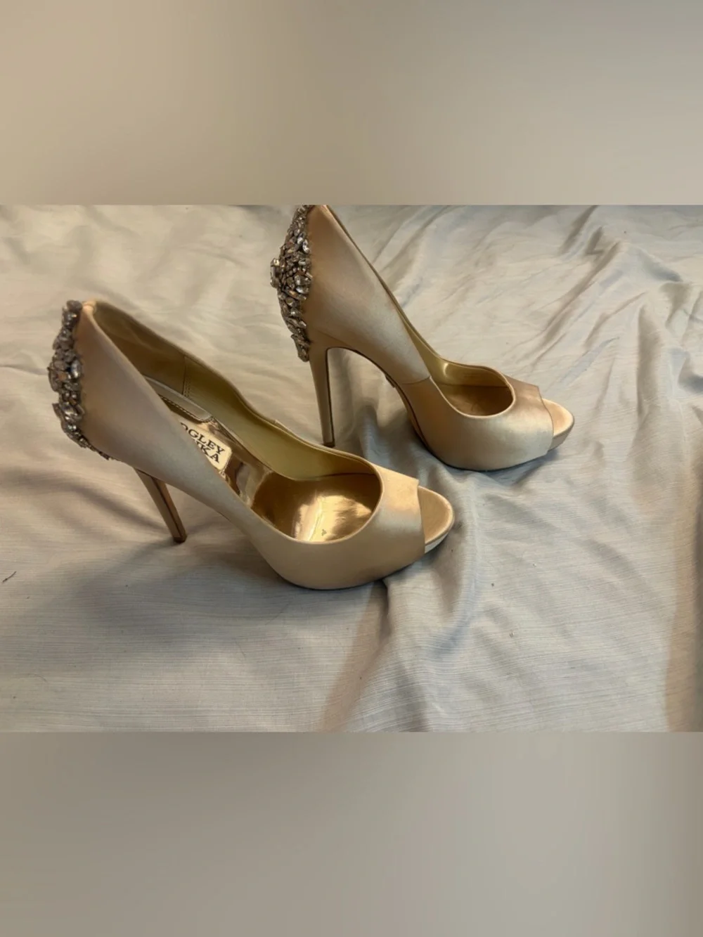 Badgley Mischka dramatic jeweled